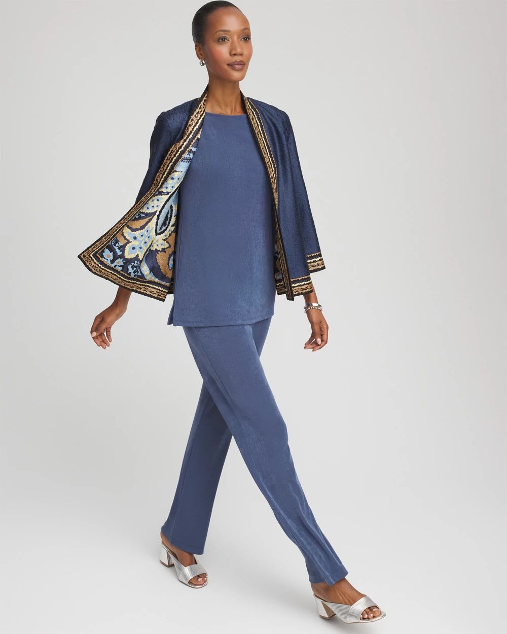 Travelers™ Collection Paisley Crushed Jacket | Chico's